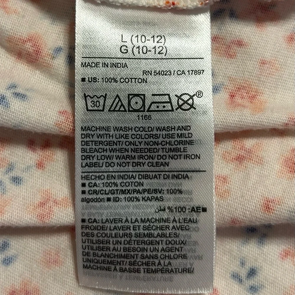 Old Navy‎ Kids Floral Dress - Orange and White
